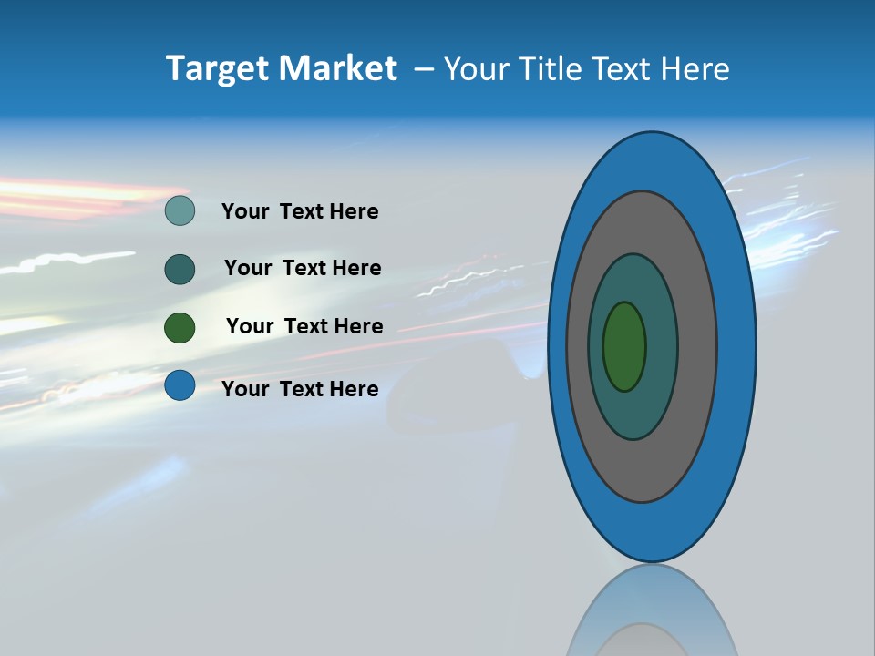 Accelerated Asphalt Traffic PowerPoint Template