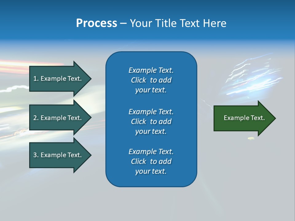 Accelerated Asphalt Traffic PowerPoint Template