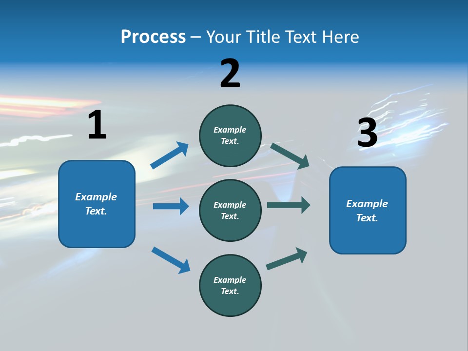 Accelerated Asphalt Traffic PowerPoint Template