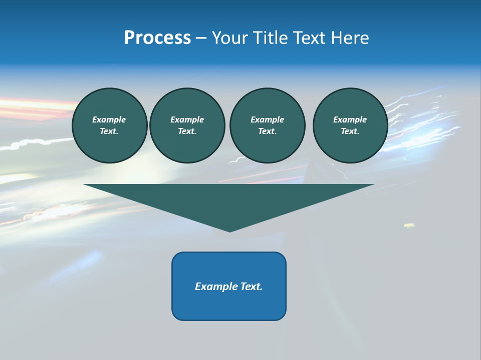 Accelerated Asphalt Traffic PowerPoint Template