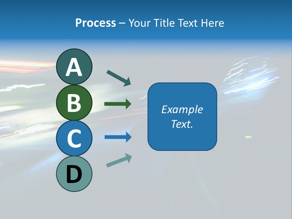 Accelerated Asphalt Traffic PowerPoint Template