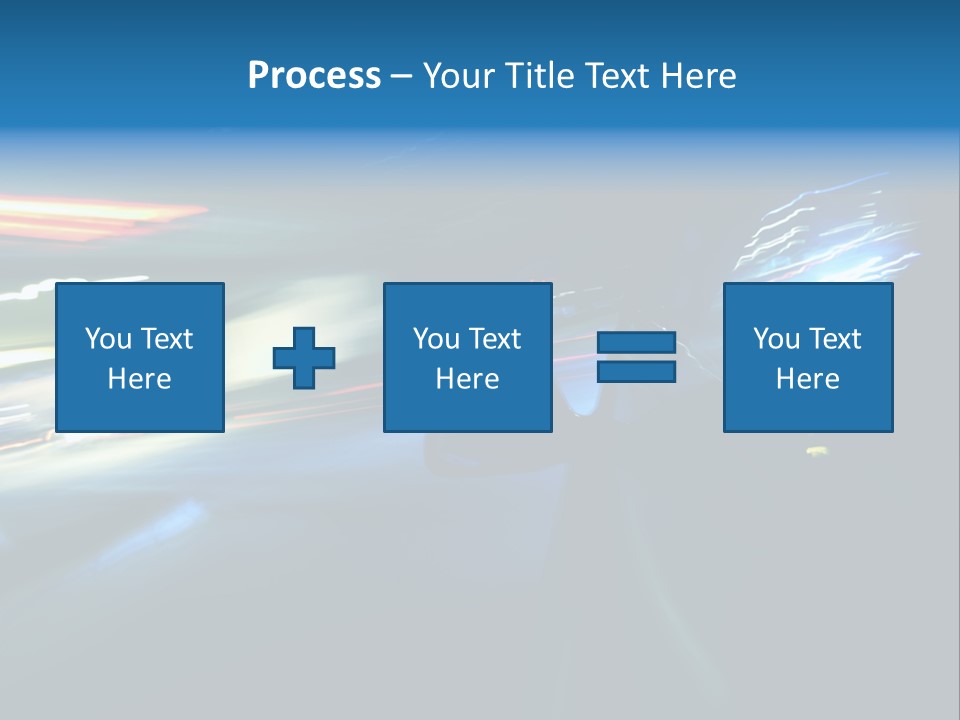 Accelerated Asphalt Traffic PowerPoint Template