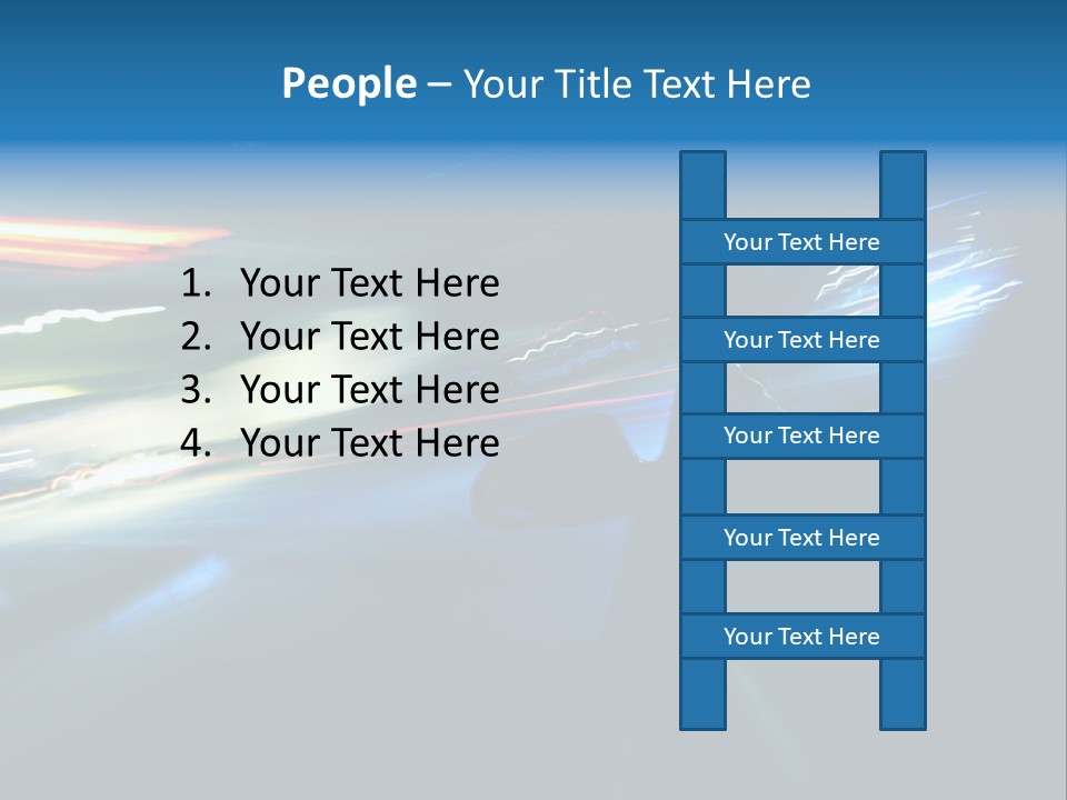 Accelerated Asphalt Traffic PowerPoint Template