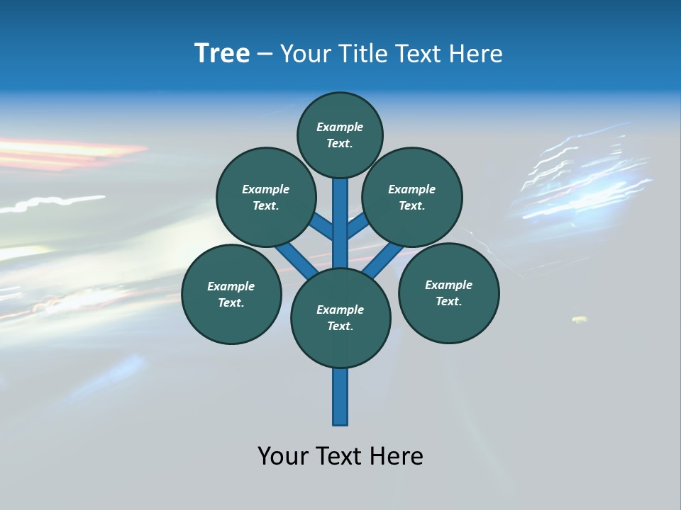 Accelerated Asphalt Traffic PowerPoint Template