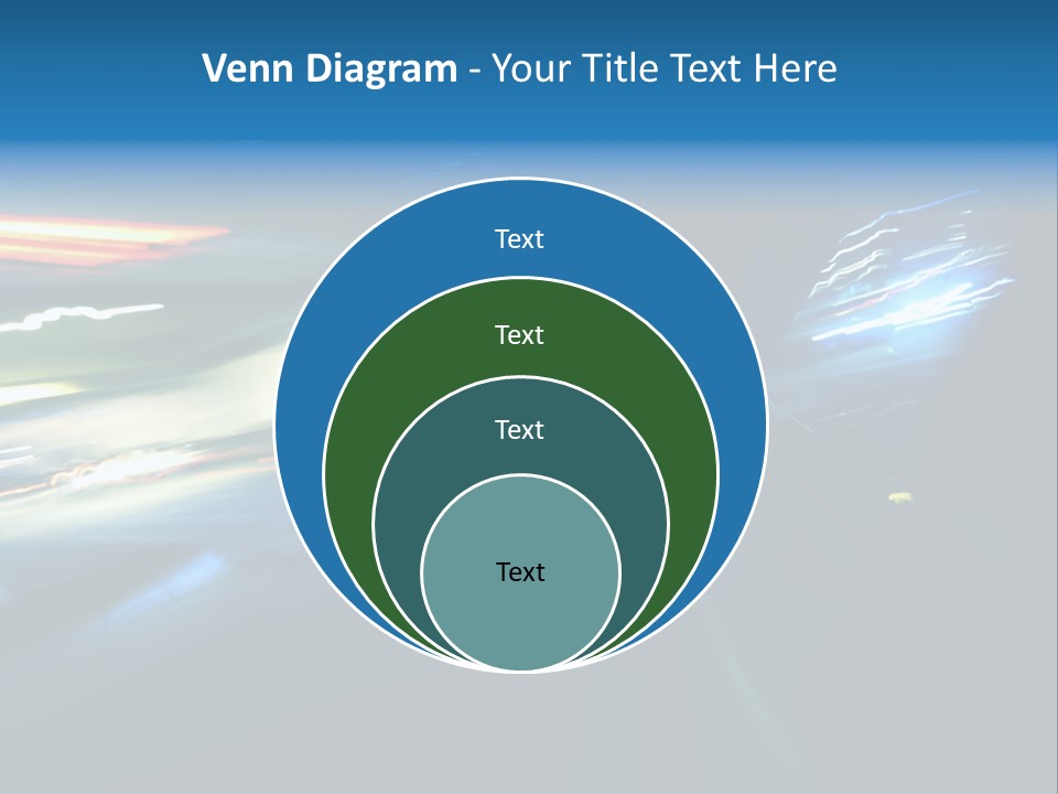 Accelerated Asphalt Traffic PowerPoint Template