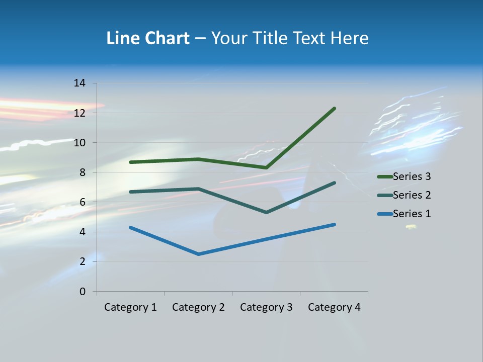 Accelerated Asphalt Traffic PowerPoint Template