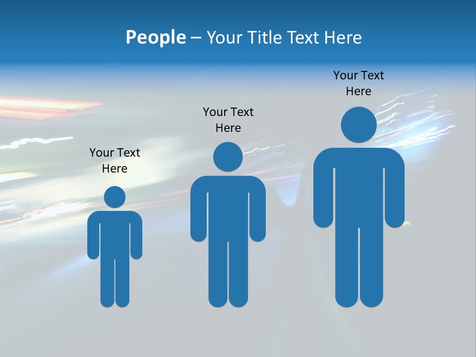 Accelerated Asphalt Traffic PowerPoint Template