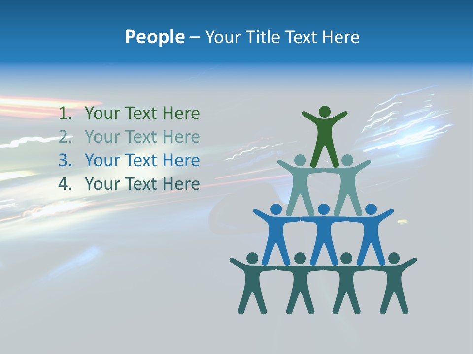 Accelerated Asphalt Traffic PowerPoint Template