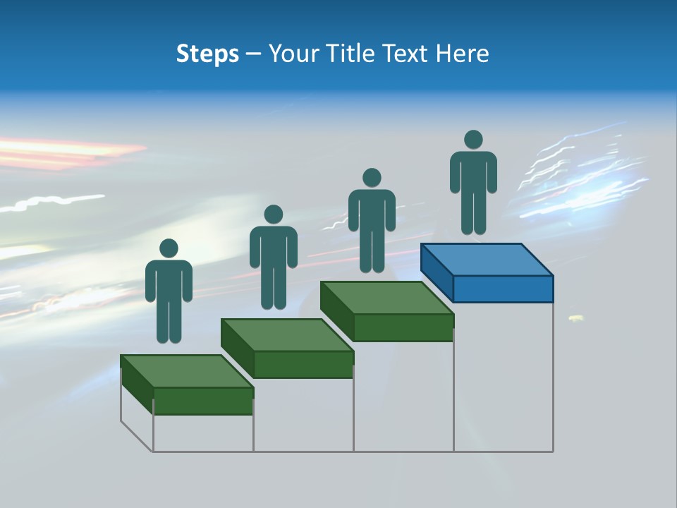 Accelerated Asphalt Traffic PowerPoint Template