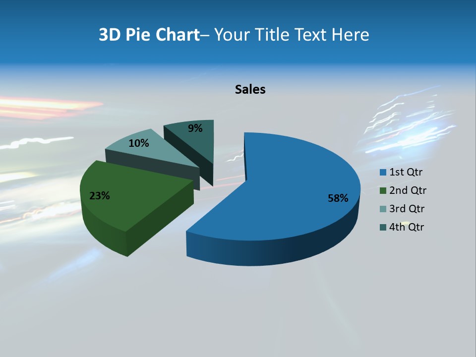 Accelerated Asphalt Traffic PowerPoint Template