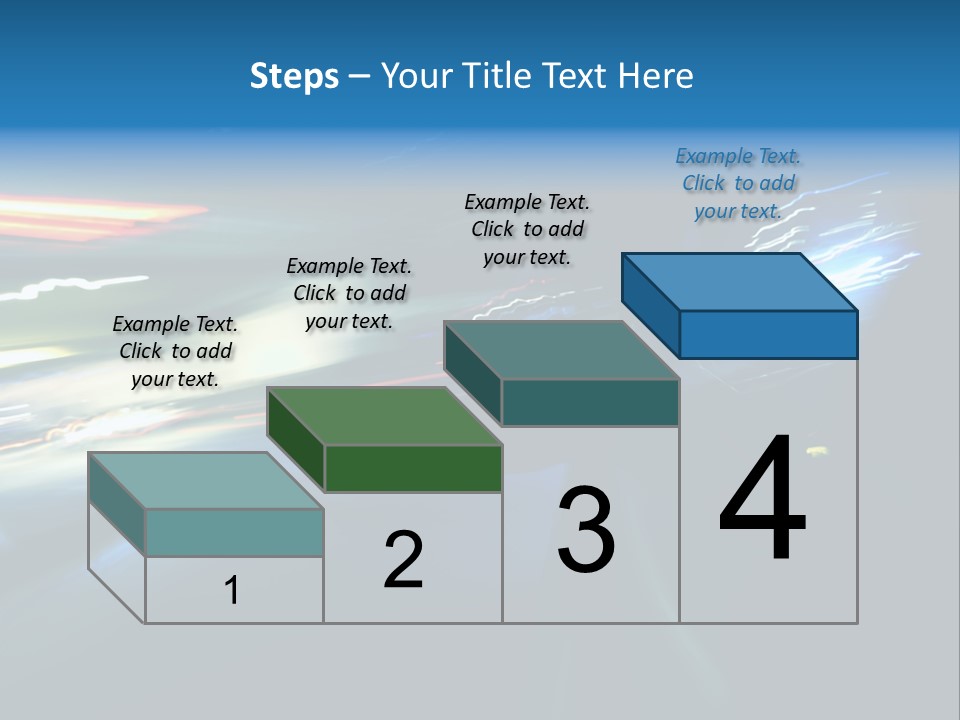 Accelerated Asphalt Traffic PowerPoint Template
