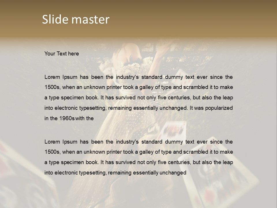 Chance Chips Babe PowerPoint Template