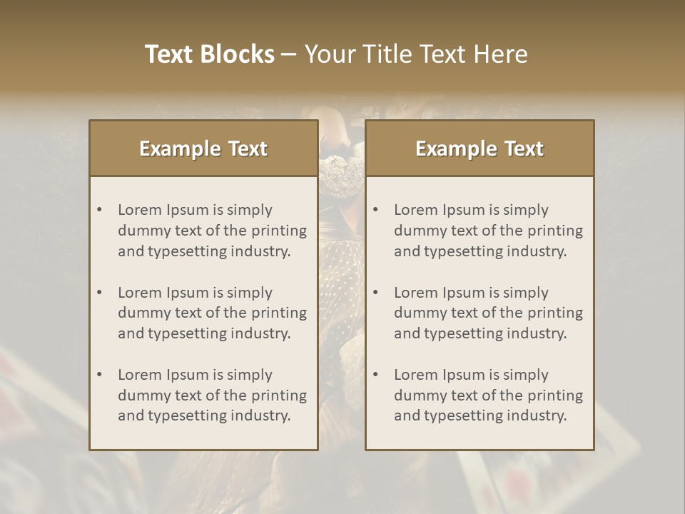Chance Chips Babe PowerPoint Template