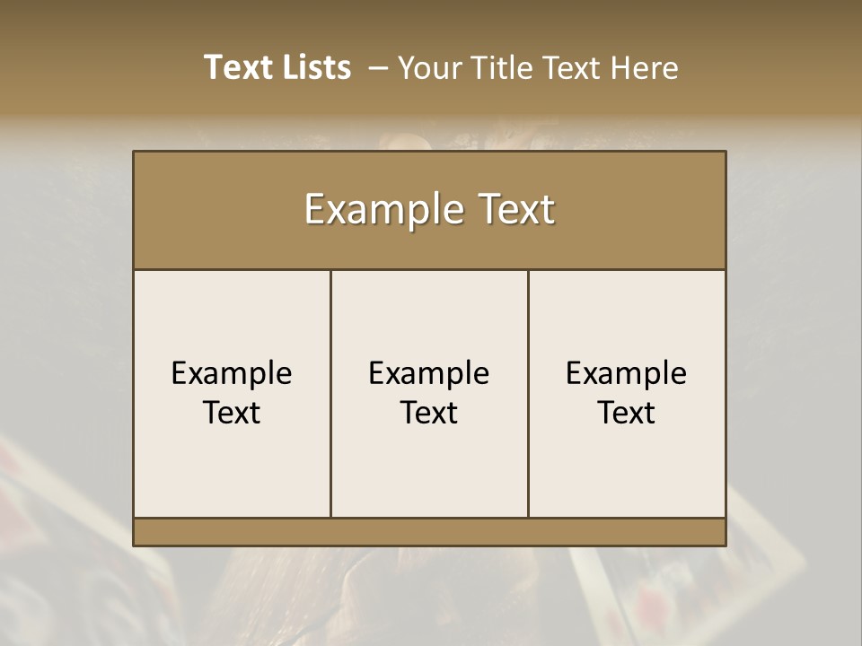 Chance Chips Babe PowerPoint Template