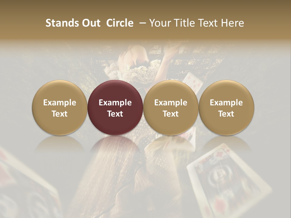 Chance Chips Babe PowerPoint Template