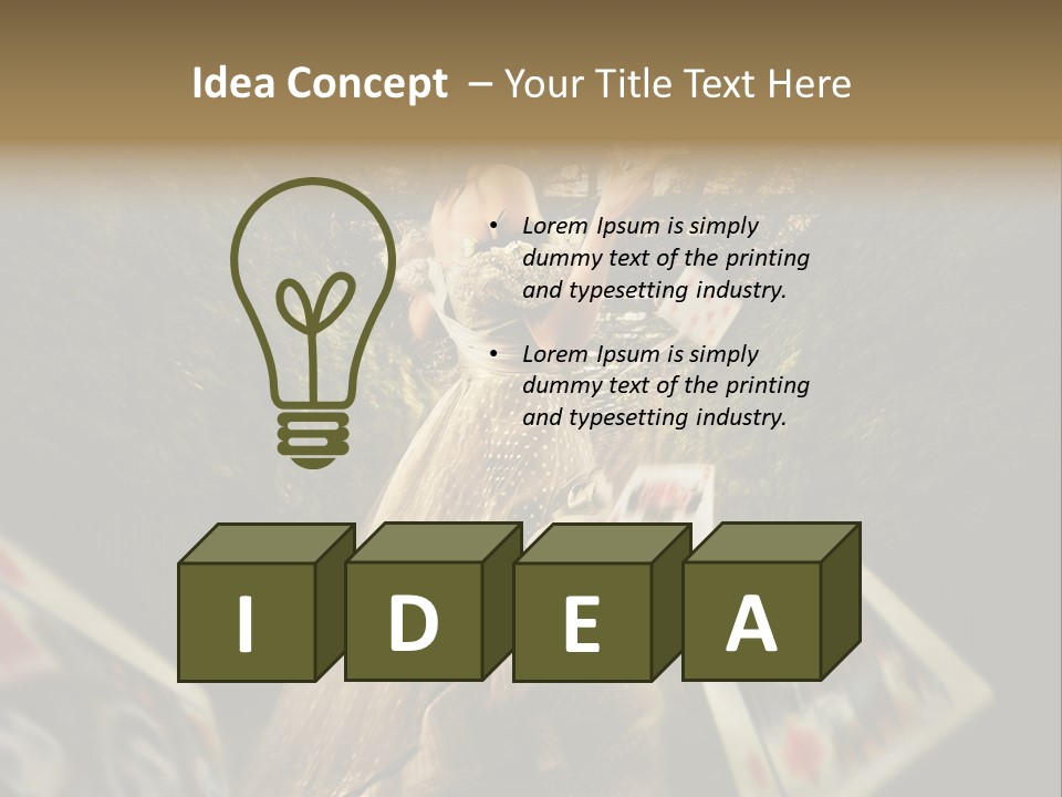 Chance Chips Babe PowerPoint Template