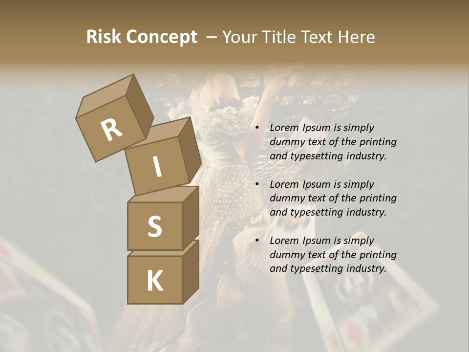 Chance Chips Babe PowerPoint Template