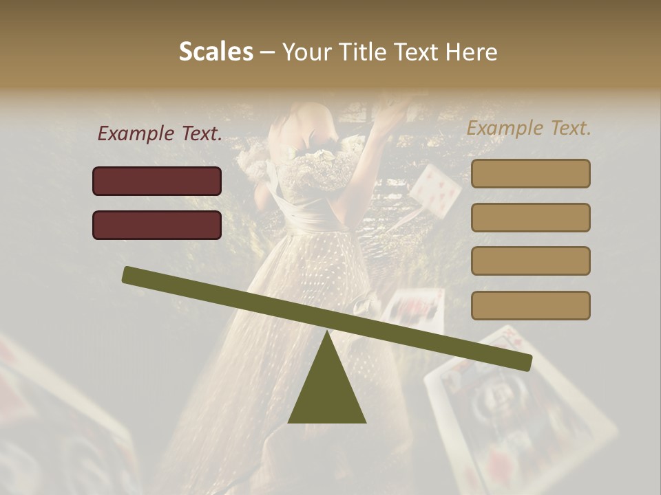 Chance Chips Babe PowerPoint Template