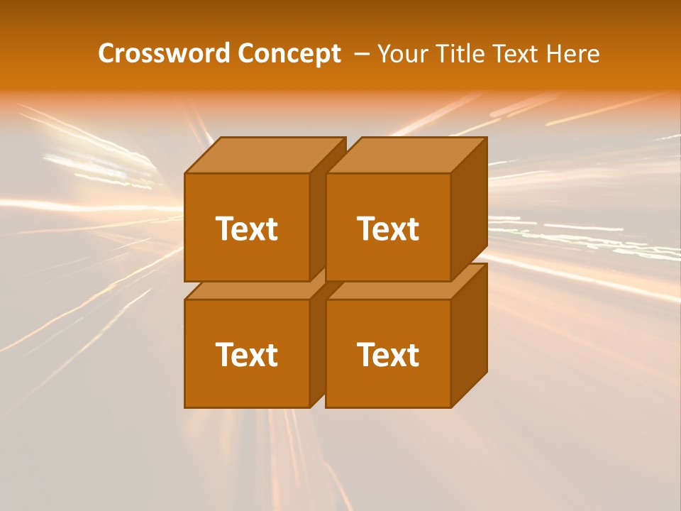 Speedy Automobile Town PowerPoint Template