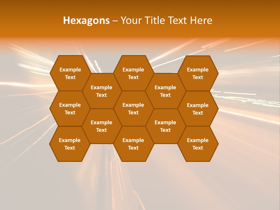 Speedy Automobile Town PowerPoint Template