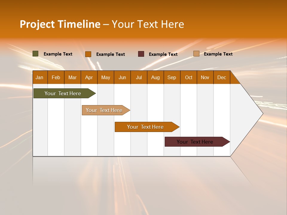 Speedy Automobile Town PowerPoint Template