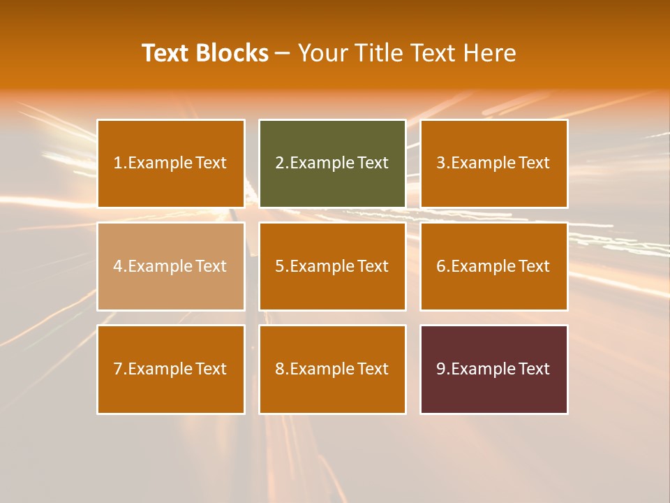 Speedy Automobile Town PowerPoint Template