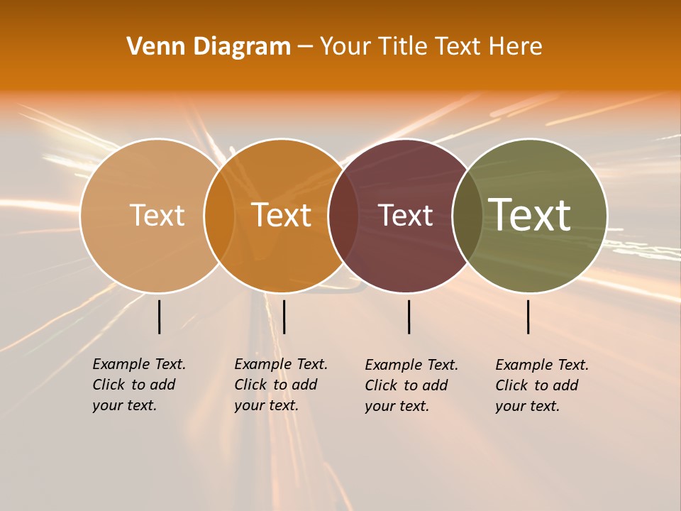 Speedy Automobile Town PowerPoint Template