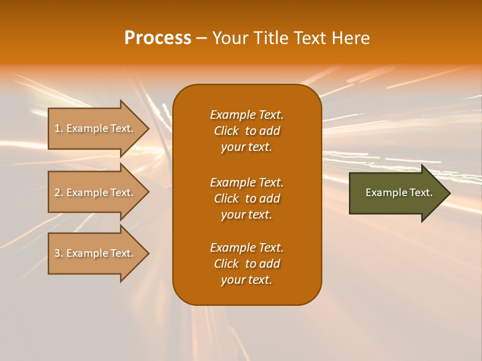 Speedy Automobile Town PowerPoint Template