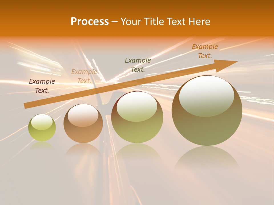 Speedy Automobile Town PowerPoint Template