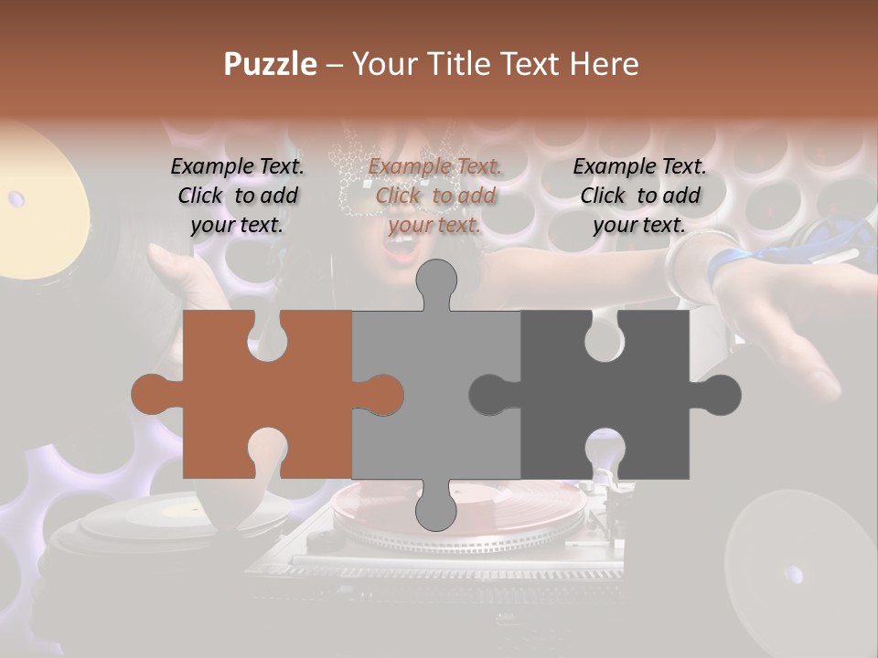 Lips Girl Female PowerPoint Template