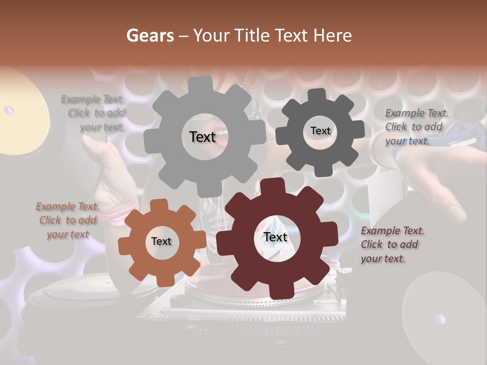 Lips Girl Female PowerPoint Template