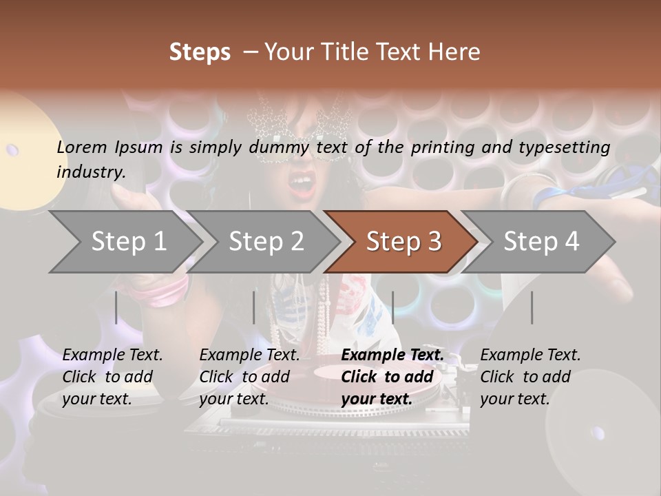 Lips Girl Female PowerPoint Template
