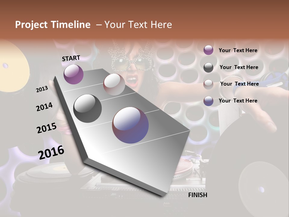 Lips Girl Female PowerPoint Template