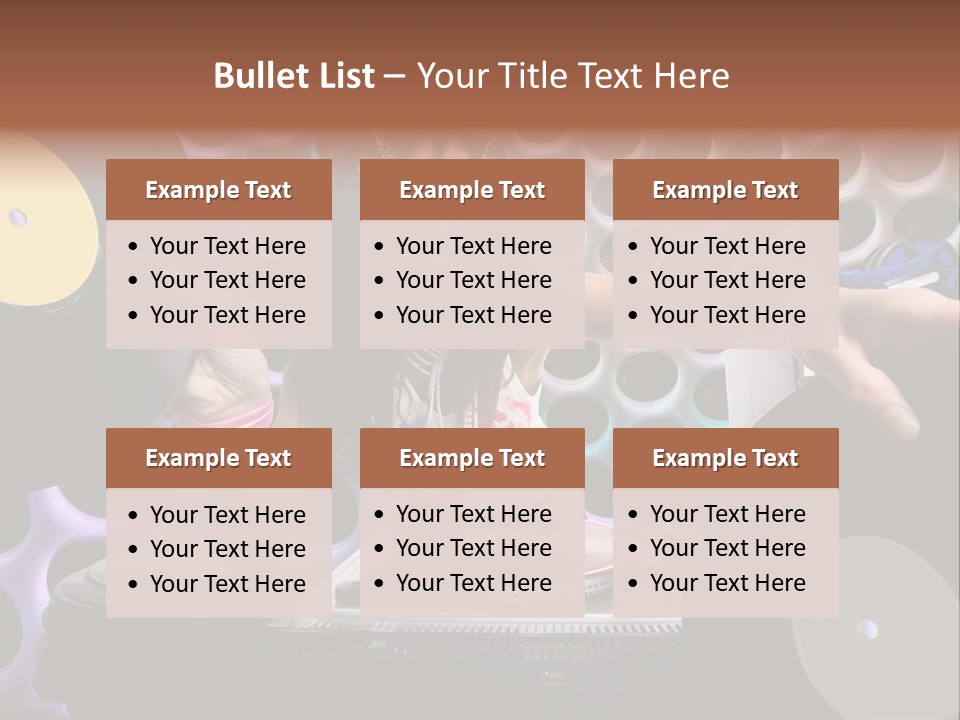 Lips Girl Female PowerPoint Template