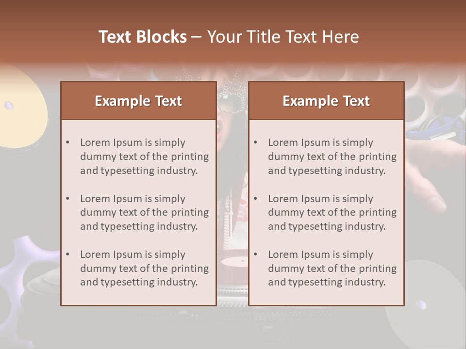 Lips Girl Female PowerPoint Template