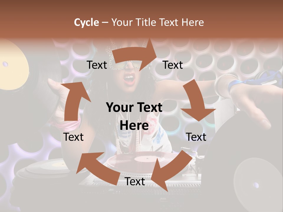 Lips Girl Female PowerPoint Template