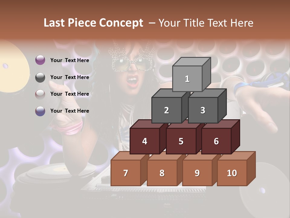 Lips Girl Female PowerPoint Template