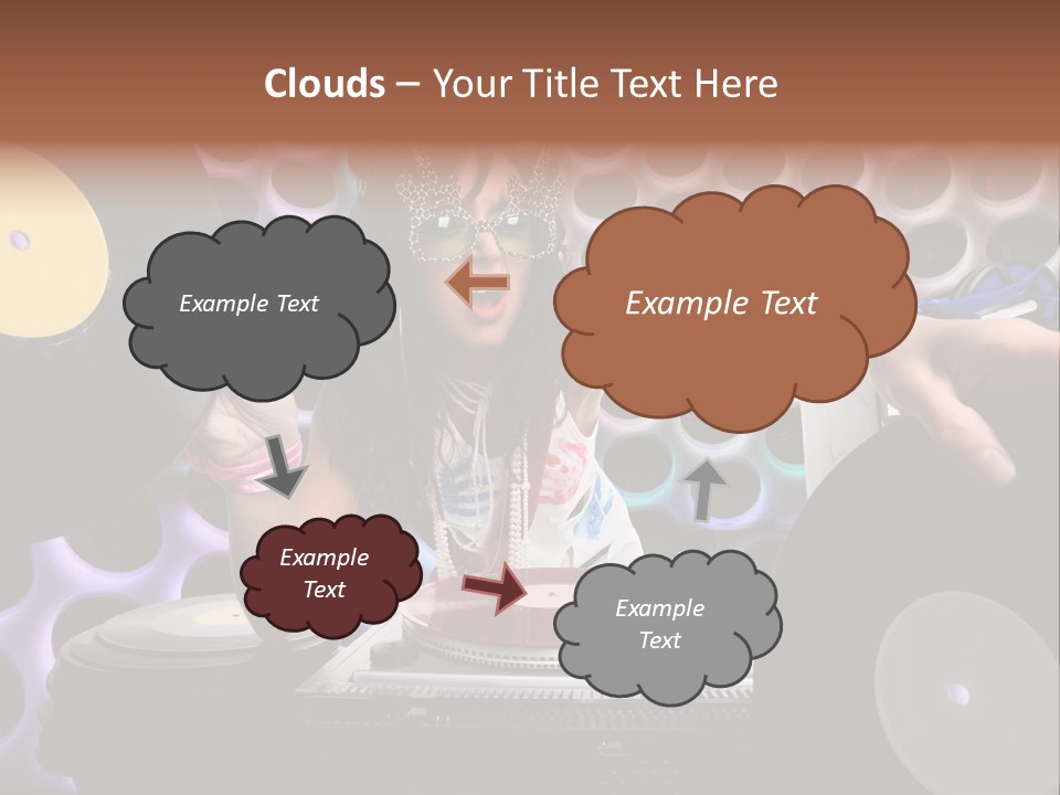 Lips Girl Female PowerPoint Template