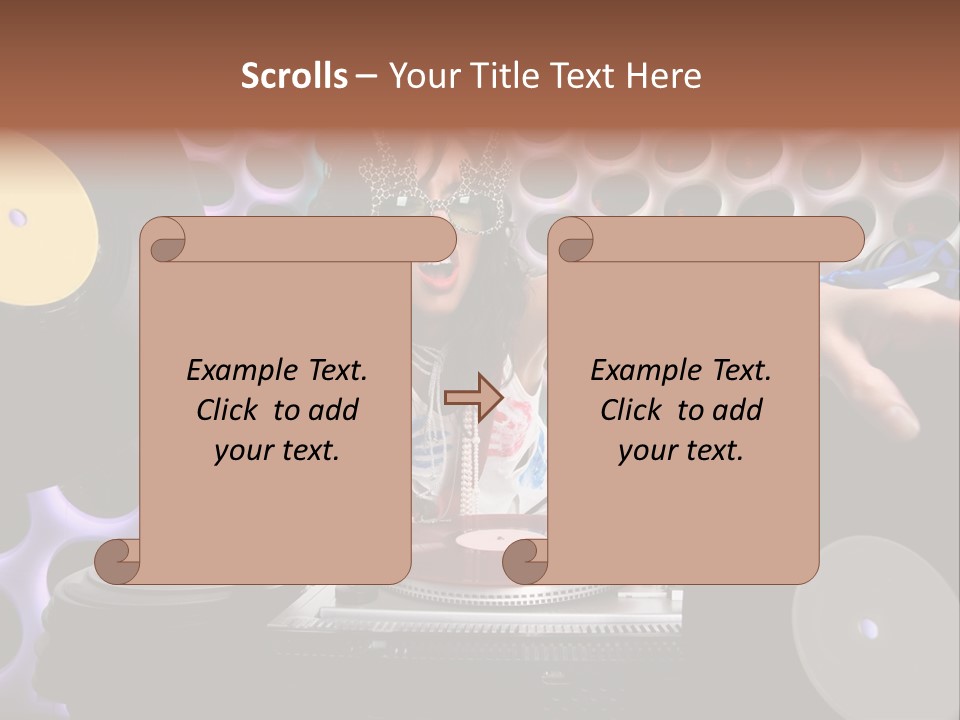 Lips Girl Female PowerPoint Template