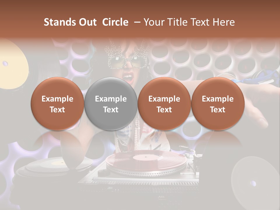 Lips Girl Female PowerPoint Template