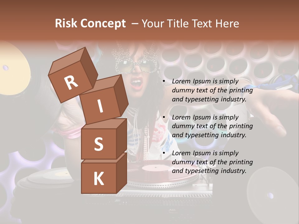 Lips Girl Female PowerPoint Template