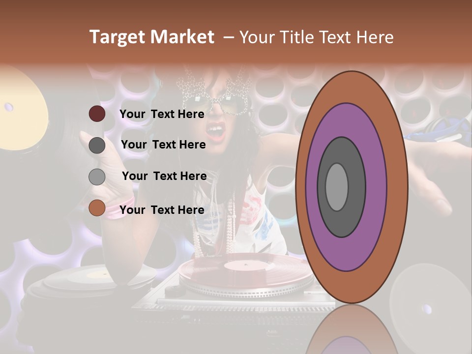 Lips Girl Female PowerPoint Template