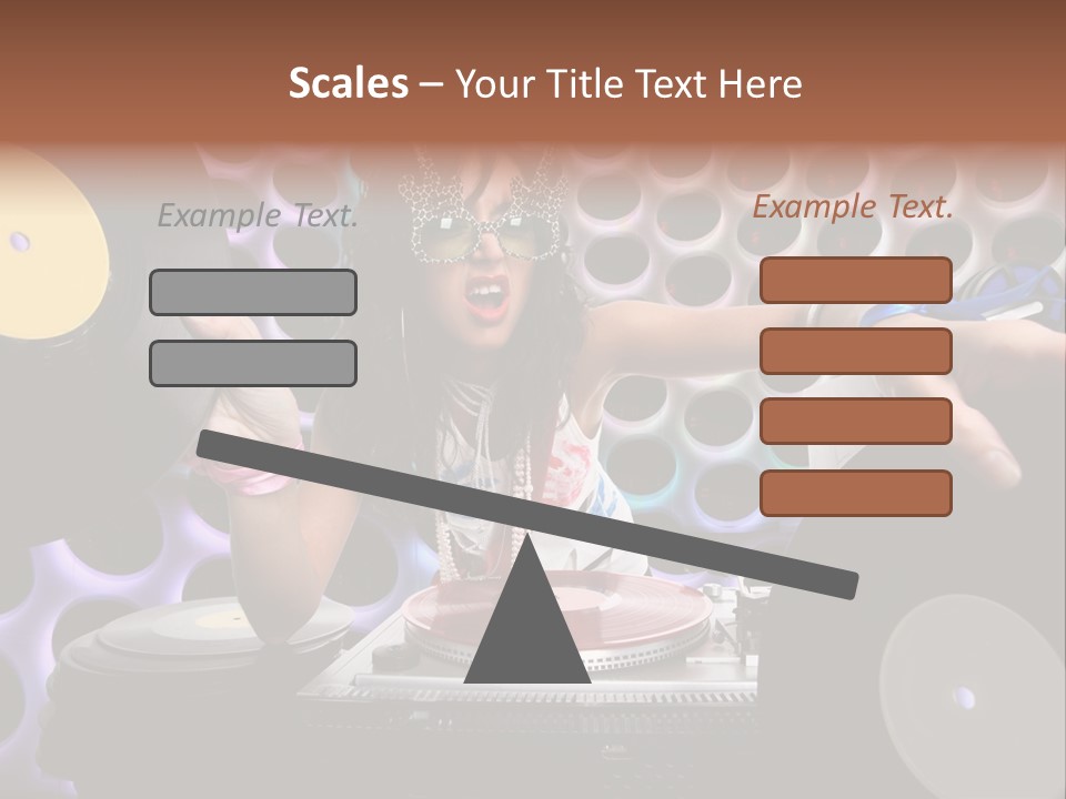 Lips Girl Female PowerPoint Template