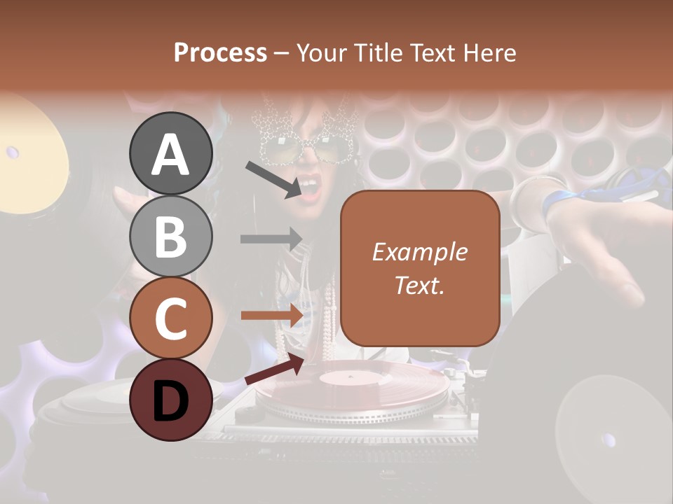 Lips Girl Female PowerPoint Template