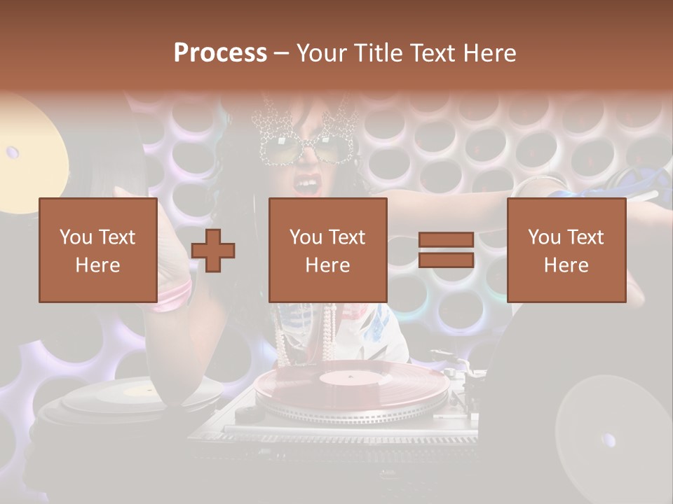 Lips Girl Female PowerPoint Template