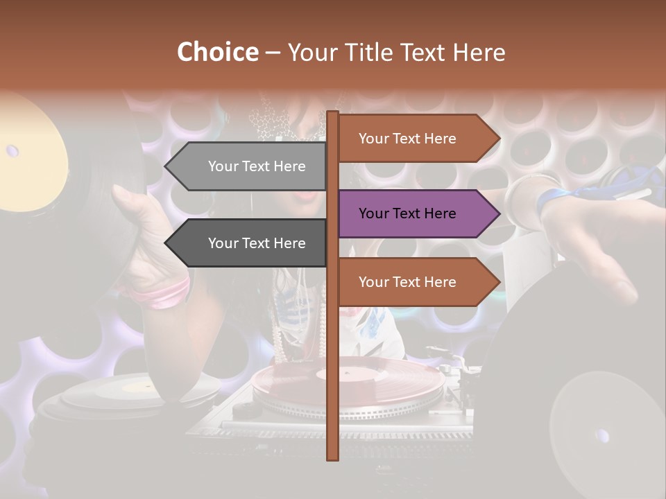 Lips Girl Female PowerPoint Template