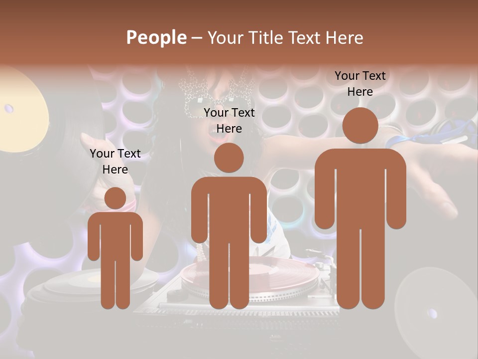 Lips Girl Female PowerPoint Template