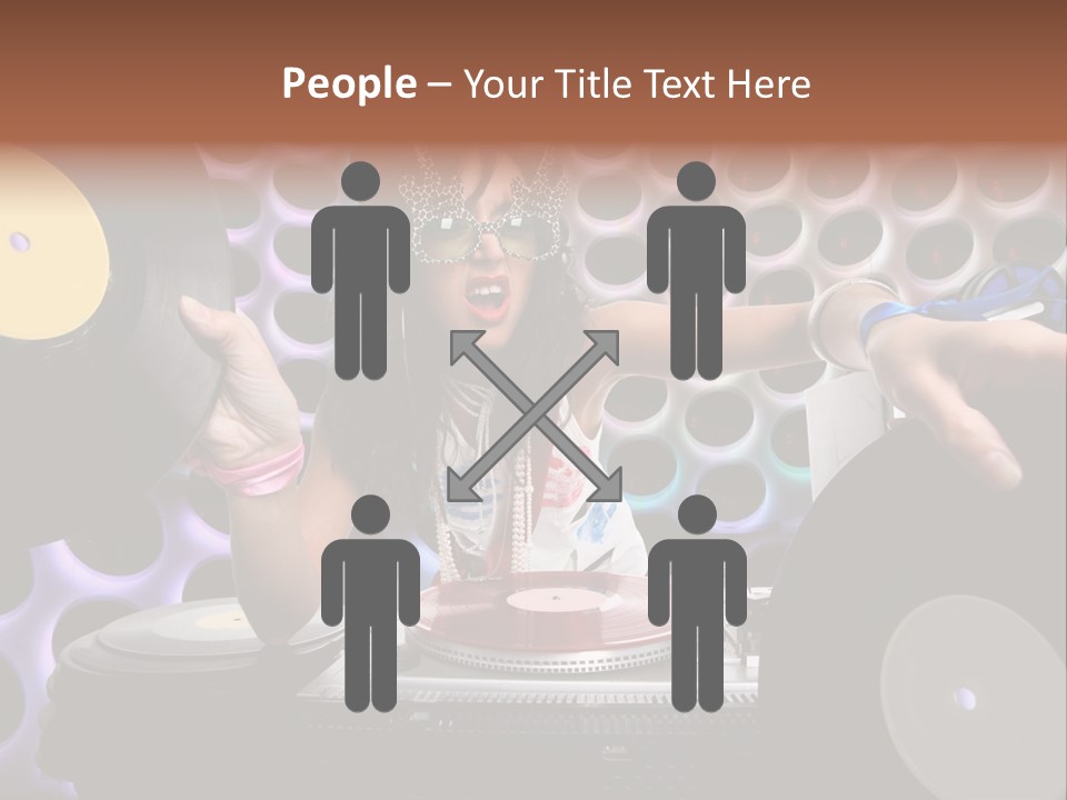 Lips Girl Female PowerPoint Template