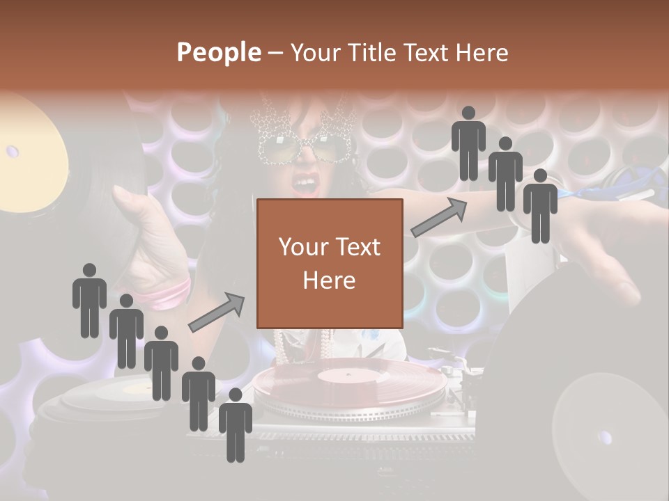 Lips Girl Female PowerPoint Template