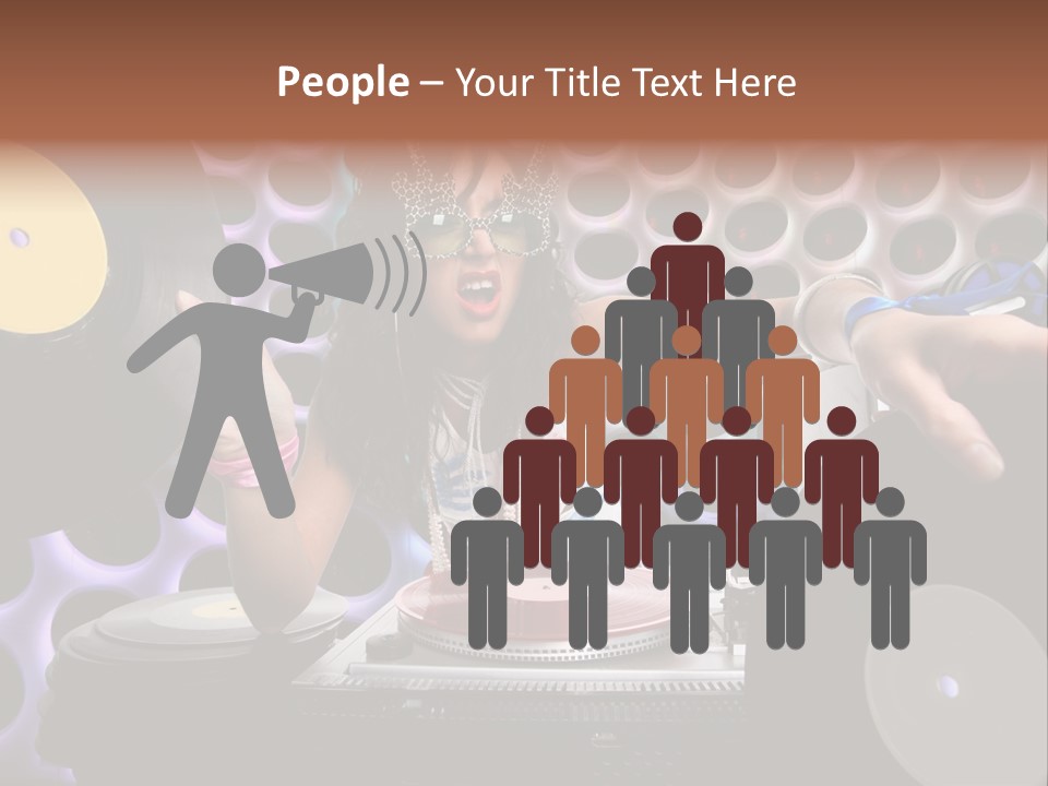 Lips Girl Female PowerPoint Template